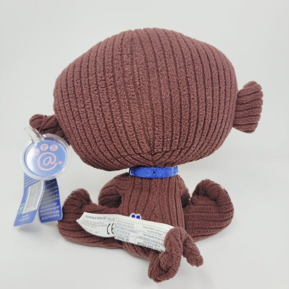 Littlest Pet Shop VIP Plush Monkey Brown Checkered Knit Style  + Tags **READ** - Picture 3 of 7